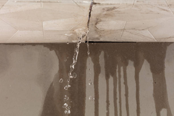 Professional Flood Damage Cleanup technician working in Pine Brook, NJ